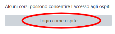 login come ospite